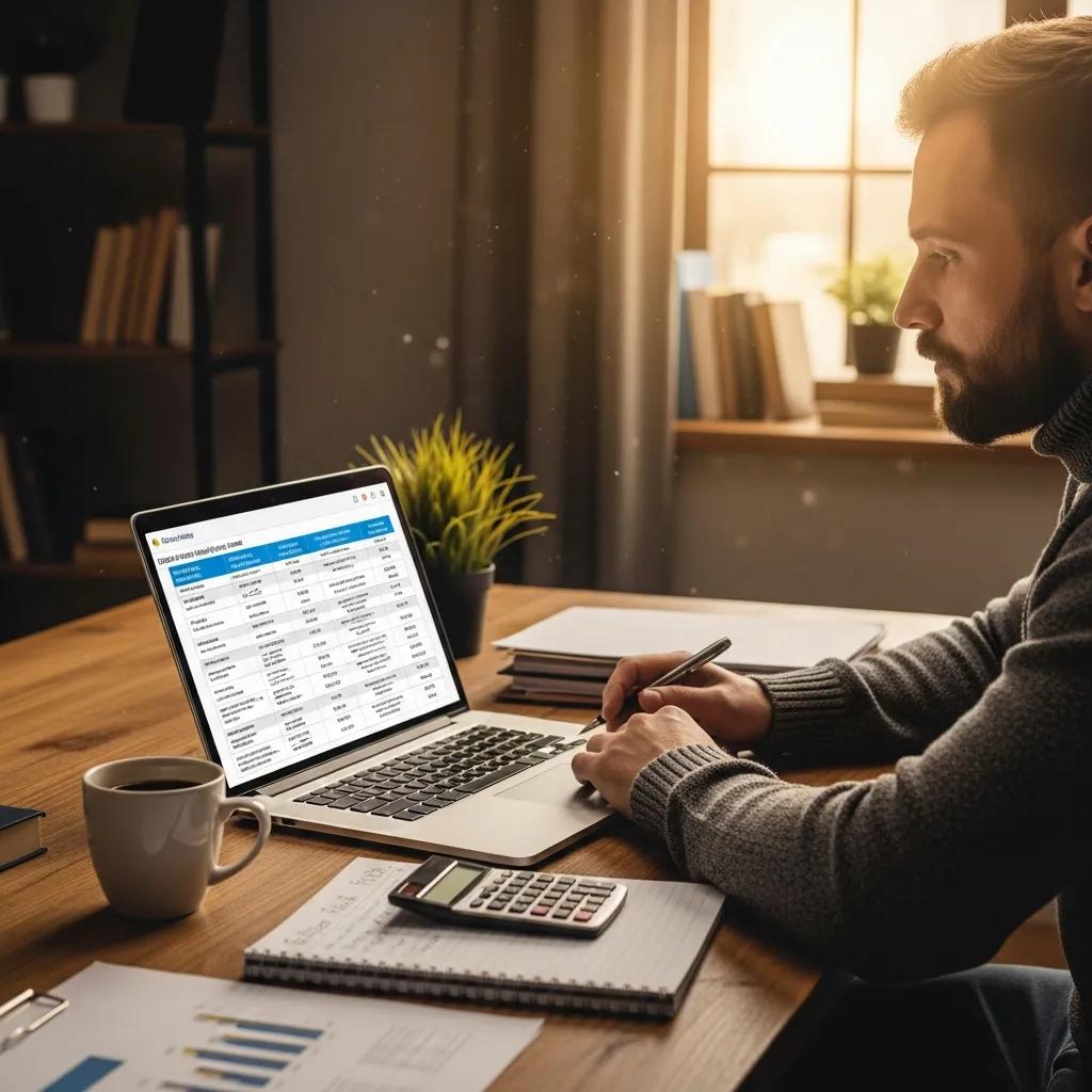 Business owner reviewing local vs national SEO costs